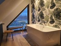 Půdorys ubytování Lake HouseLubniewice domek całoroczny z jacuzzi blisko jeziora