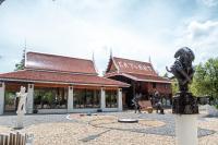 Bygningen som resortet ligger i