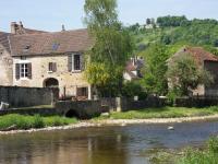 Plan piętra w obiekcie Rivierhuis aan de rivier bij Vézelay
