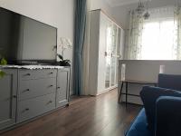 Televízia a/alebo spoločenská miestnosť v ubytovaní Charming and cozy apartment in center of Zagreb