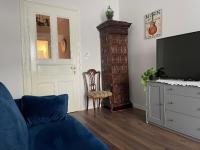 Televízia a/alebo spoločenská miestnosť v ubytovaní Charming and cozy apartment in center of Zagreb