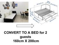 Půdorys ubytování Stylish apt Dubai Marina- Sea View-Tram 100m