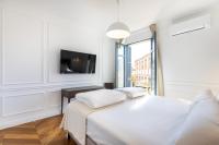 Posteľ alebo postele v izbe v ubytovaní Majestic 4BR/4BATH apartment in Sagrada Familia area