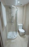 Koupelna v ubytování Palatino Hotel