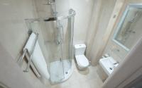 Koupelna v ubytování Palatino Hotel