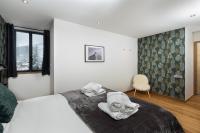 Posteľ alebo postele v izbe v ubytovaní Chalet Alpaga Two