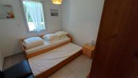 Łóżko lub łóżka w pokoju w obiekcie LES SILENES - Maison 3 chambres proche plage