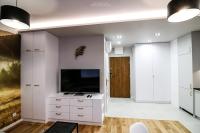 Telewizja i/lub zestaw kina domowego w obiekcie D Apartments Centrum Powietrze