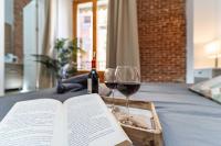 Łóżko lub łóżka w pokoju w obiekcie Premium Apartment La Latina