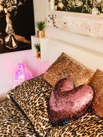 Postel nebo postele na pokoji v ubytování Ibiza Casa