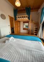 Postel nebo postele na pokoji v ubytování The lodge