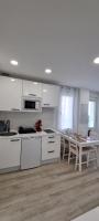 Kuchyň nebo kuchyňský kout v ubytování APARTAMENTOS TANEZ SANTURCE a