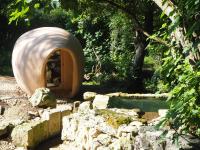 Plan piętra w obiekcie Cabane perchée Les Cabanes de Fallot - sauna bain-froid piscine naturelle