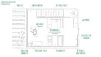 Plan piętra w obiekcie Hotel Diamond Country Club