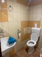 Kúpeľňa v ubytovaní Abszolút Hotel és Panzió