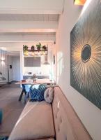 A seating area at Langhe Wine & Relax