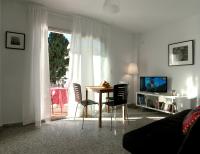 Televízia a/alebo spoločenská miestnosť v ubytovaní Casa Malaga