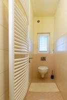 Koupelna v ubytování Apartmány Petra