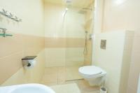 Koupelna v ubytování Apartmány Petra