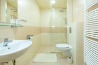 Koupelna v ubytování Apartmány Petra