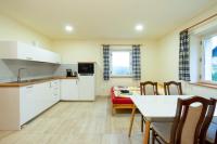Kuchyň nebo kuchyňský kout v ubytování Apartmány Petra