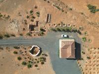 Pohľad z vtáčej perspektívy na ubytovanie Tranquila casa rural en el centro de Fuerteventura