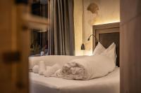 Posteľ alebo postele v izbe v ubytovaní Hotel Gasthof Brücke