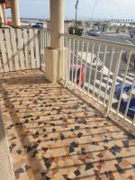 Balkon lub taras w obiekcie Studio neuf atypique centre ville Palavas vue mer
