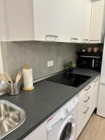 Kuchyňa alebo kuchynka v ubytovaní Coqueto apartamento céntrico con piscina