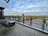 Balkón alebo terasa v ubytovaní Loft Premium Apartments