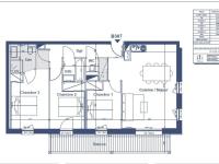 Plán poschodí v ubytovaní Appartement 3 Ch., 4 Pièces, 6 Pers., Valmorel avec Parking - FR-1-291-887