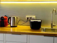 Coffee and tea making facilities at Mosaikon Guesthouses #Nikiou Str