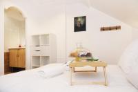 Posteľ alebo postele v izbe v ubytovaní ROOFTOP - COSY FLAT Centre Senlis