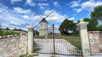 Plan piętra w obiekcie Les Curies - ludogîte, gîte et moulin avec piscine
