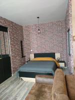 Łóżko lub łóżka w pokoju w obiekcie Studio Centre Ville Chinon