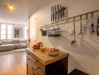 Kuchyňa alebo kuchynka v ubytovaní Rare Appart 2 chambres en duplex design au Panier