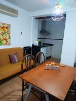 Kuchyň nebo kuchyňský kout v ubytování Corrala de San Antón. Sencillo apartamento en pleno centro