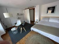 Postel nebo postele na pokoji v ubytování Singular apartamento en Elantxobe Urdaibai