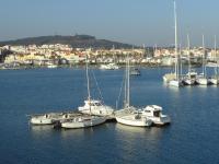 a group of boats are docked in a harbor at Vue Mer 180° Parking+Lave-Linge+Proche Plages+Piscine in Cap d&#39;Agde