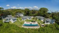 an aerial view of a house with a swimming pool at Adeluna Luxury Villas in Montezuma