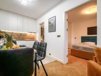 Posteľ alebo postele v izbe v ubytovaní VisitZakopane- Sekwoja Apartment