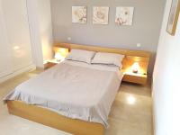 Postel nebo postele na pokoji v ubytování Apartamento Pelicanos Golf & Beach - spacious and modern with terrace and private pool