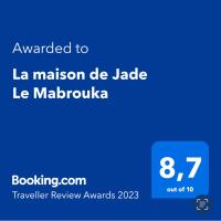Certifikát, ocenenie alebo iný dokument vystavený v ubytovaní La maison de Jade Le Mabrouka
