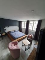 Łóżko lub łóżka w pokoju w obiekcie Dream Loft jacuzzi - sauna