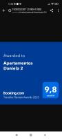 Půdorys ubytování Apartamentos Daniela 2