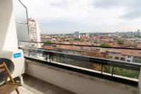A balcony or terrace at Gran Capital Top Central Apartment