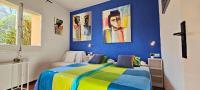 Posteľ alebo postele v izbe v ubytovaní Apartamento con jardín a 11 metros de la playa. B1.