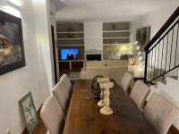 A seating area at Classical corner town house in historical centre