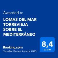 Certifikát, hodnocení, plakát nebo jiný dokument vystavený v ubytování LOMAS DEL MAR TORREVIEJA SOBRE EL MEDITERRÁNEO