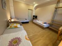 Posteľ alebo postele v izbe v ubytovaní Hermina apartmanház